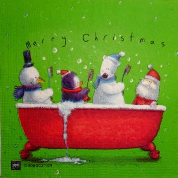 233 Schneemann - 3-lagig(blau) - ppd - Rob Scotton